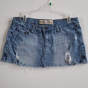 Womens jean skirt